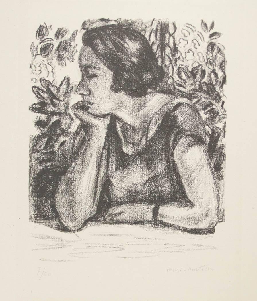 Henri Matisse Visage De Profil Reposant Sur Un Bras Paravent For Sale At 1stdibs Henri Matisse Visage De Profil Reposant Sur Un Bras Paravent For Sale At 1stdibs