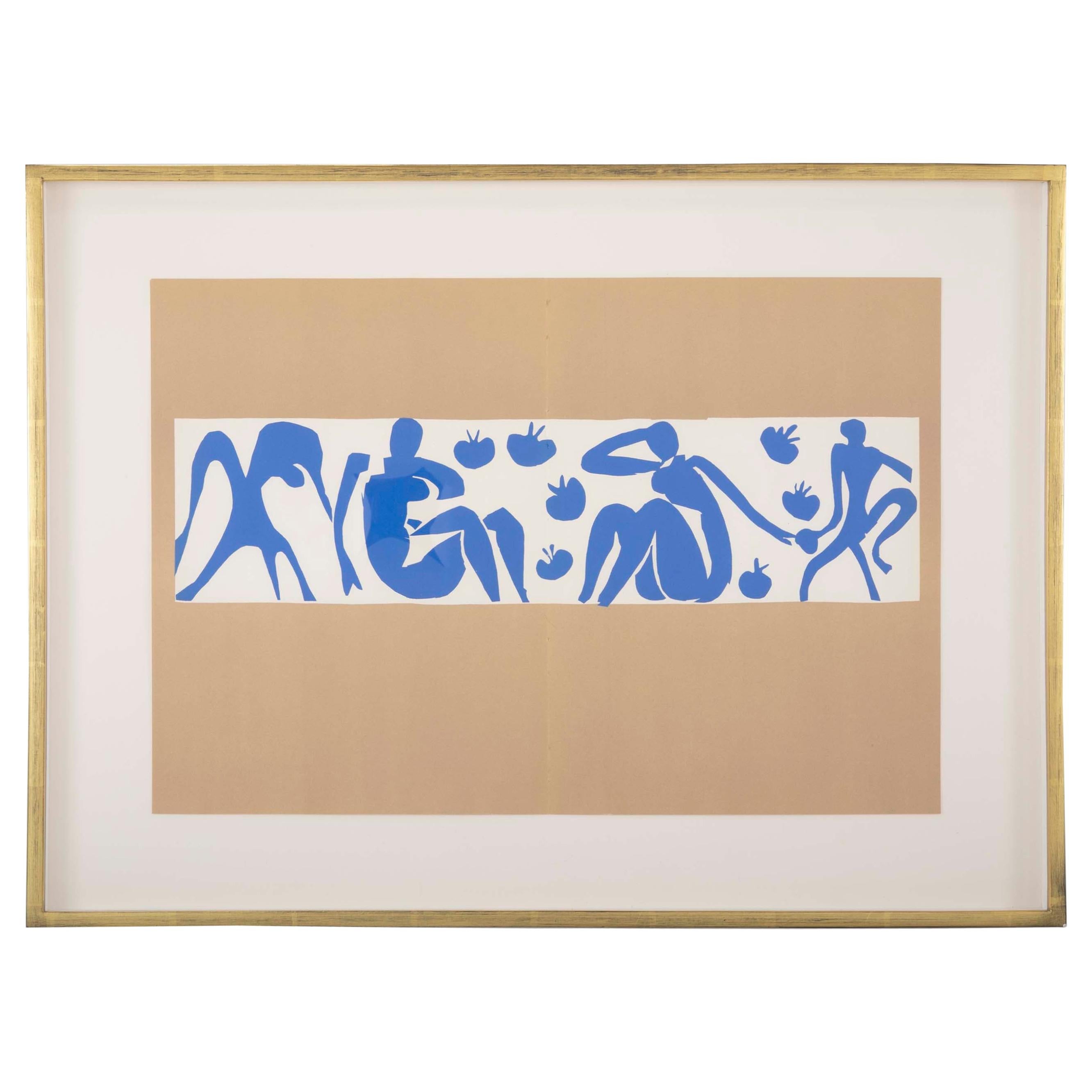 Colorful Large Scale Lithograph By Henri Matisse At 1stDibs