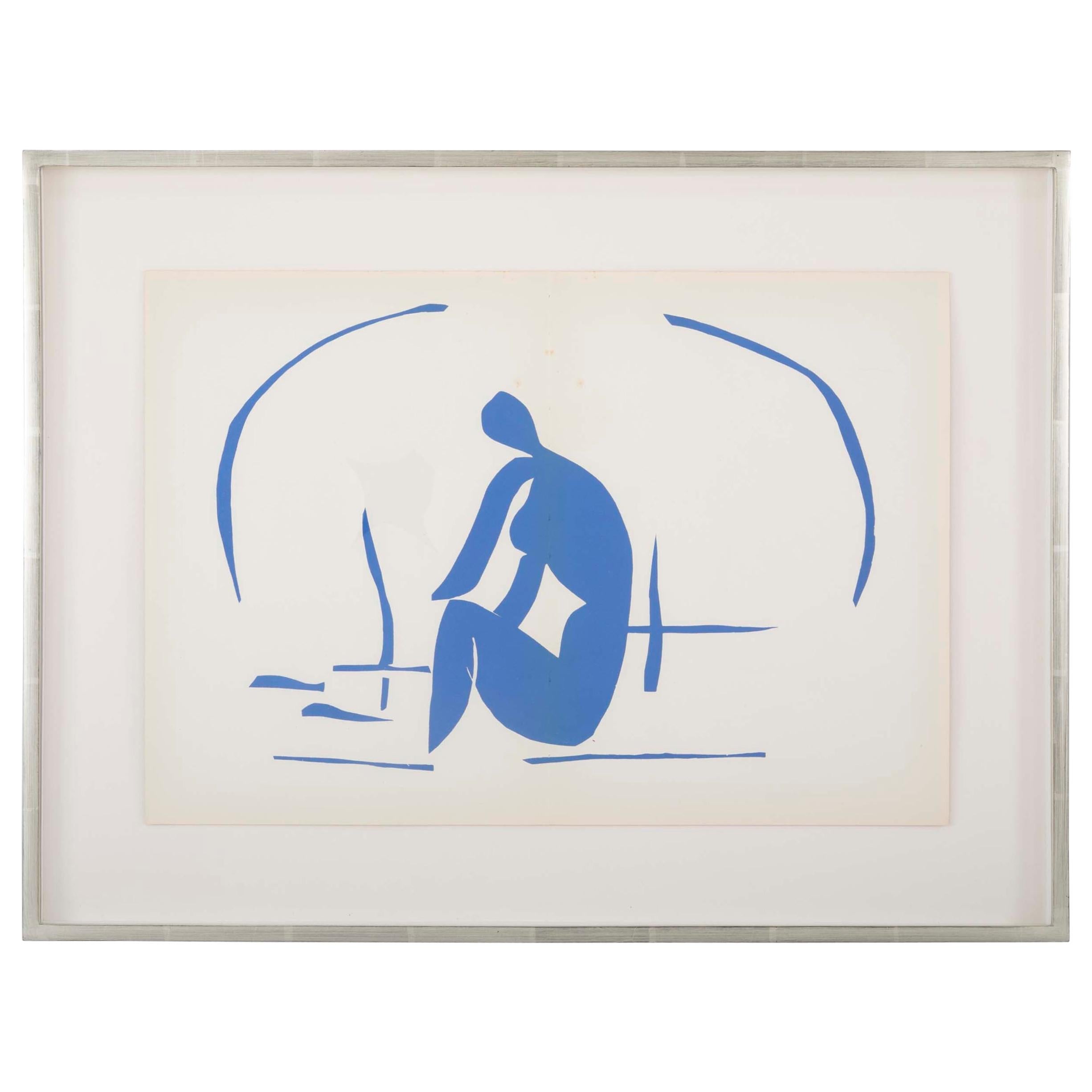 Henri Matisse Supervised Lithograph from His Original Cut Paper Maquette