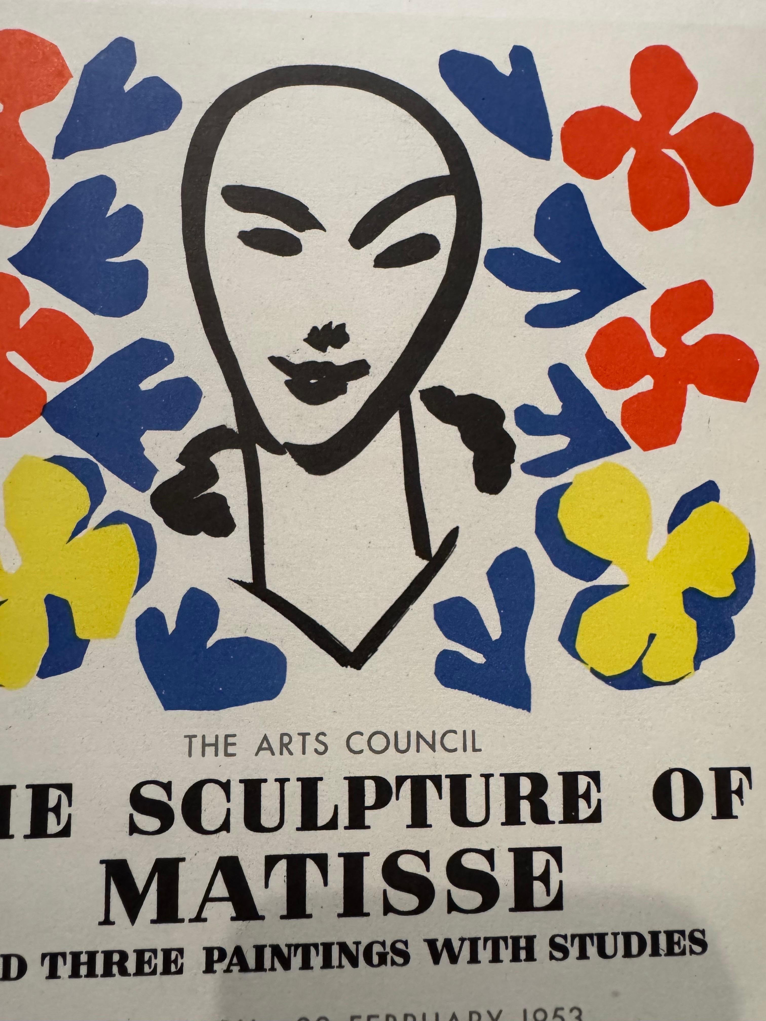 HENRY - La scultura di Matisse, 1959 Litografia Stampata da Mourlot in vendita 3