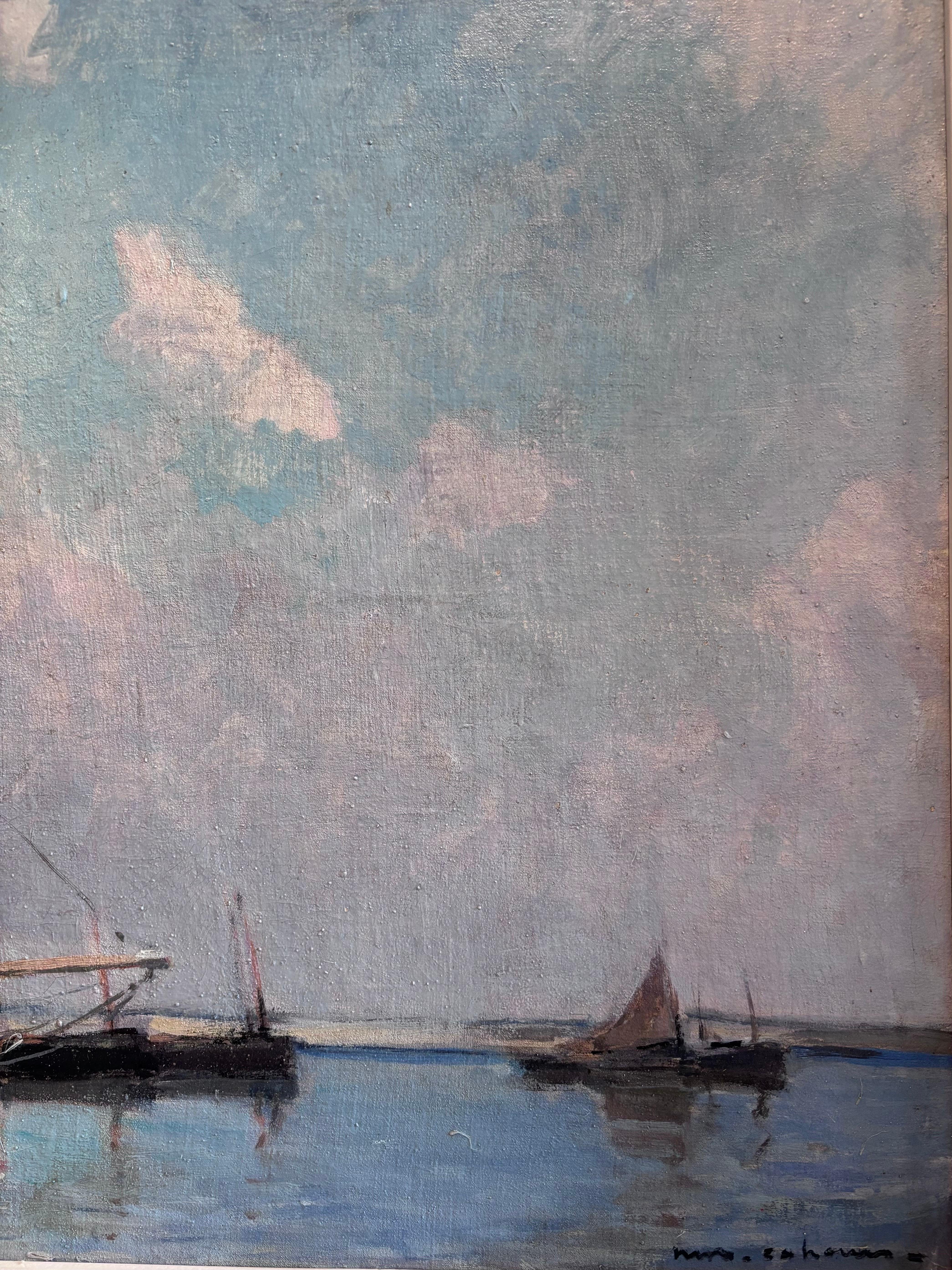 Mare,Barche a vela,Nuvole,Francia del nord.
Luminoso paesaggio del porto bretone di Douarnenez, Francia del nordi
Oper von Henri Maurice Cahours, die in den 20er Jahren bis zu den 60er Jahren spielt 
In Francia und Italien