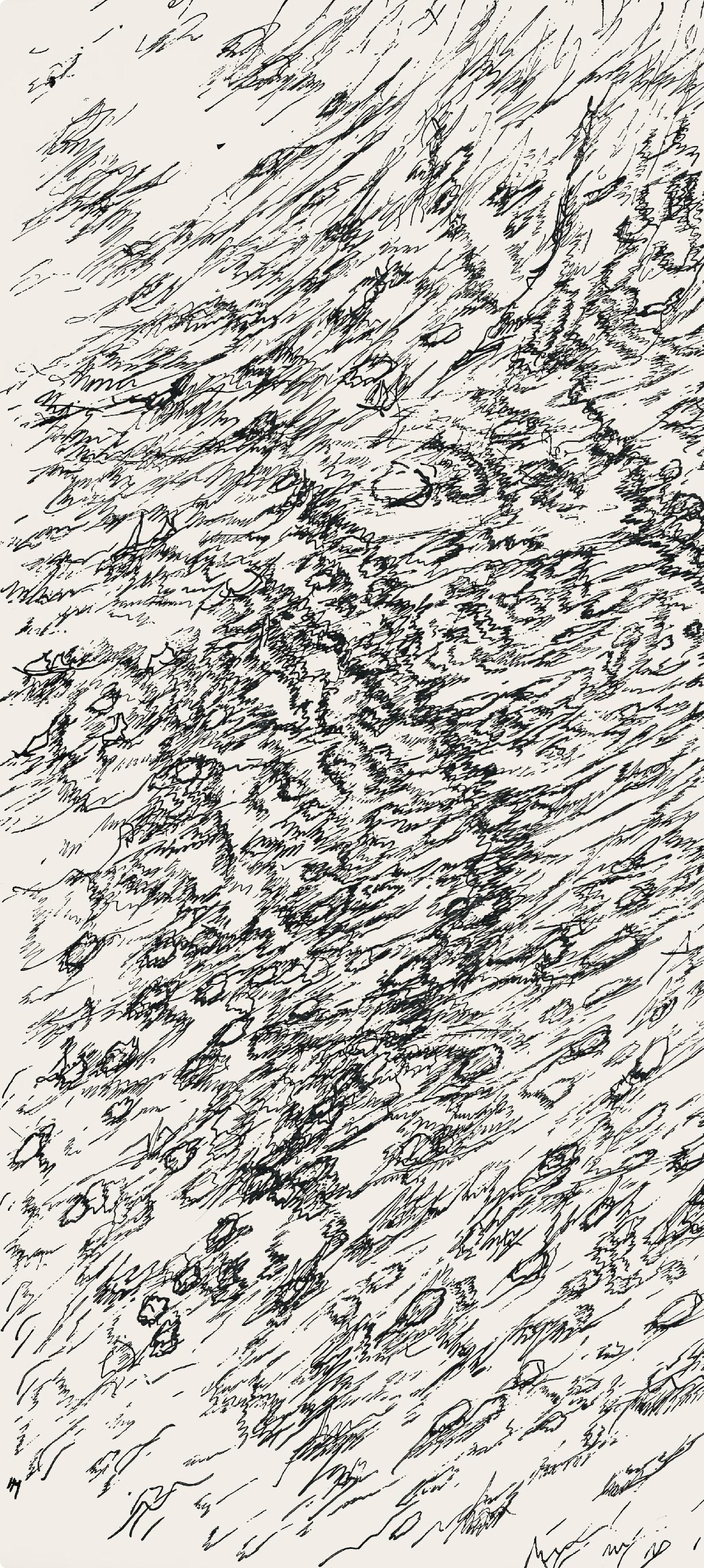 Composition, Société internationale d'art XXe siècle - Modern Print by Henri Michaux