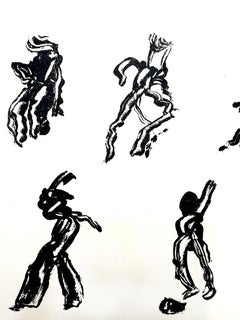 Henri Michaux -  People - Original Lithograph