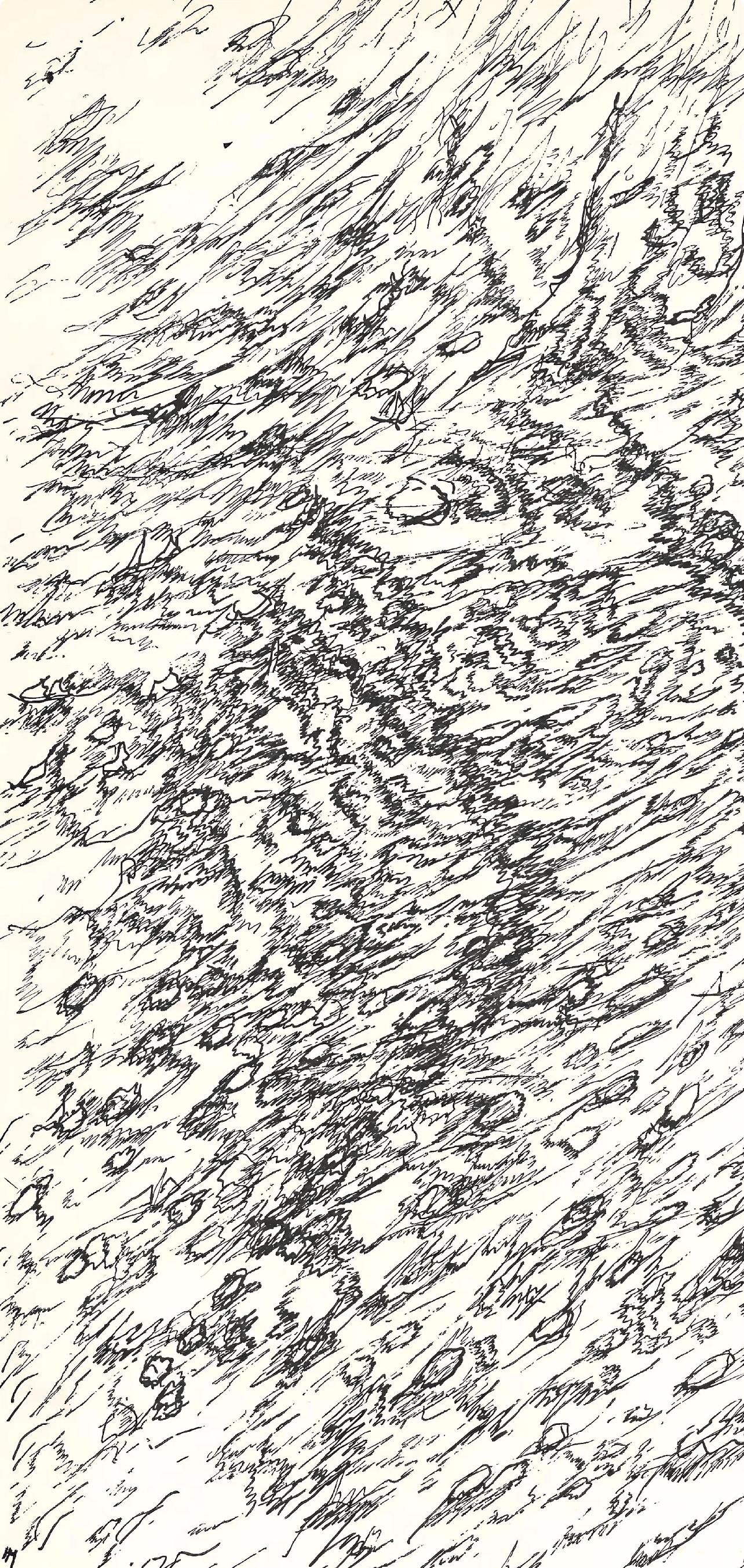 Michaux, Composition, XXe Siècle (d'après) - Print de Henri Michaux