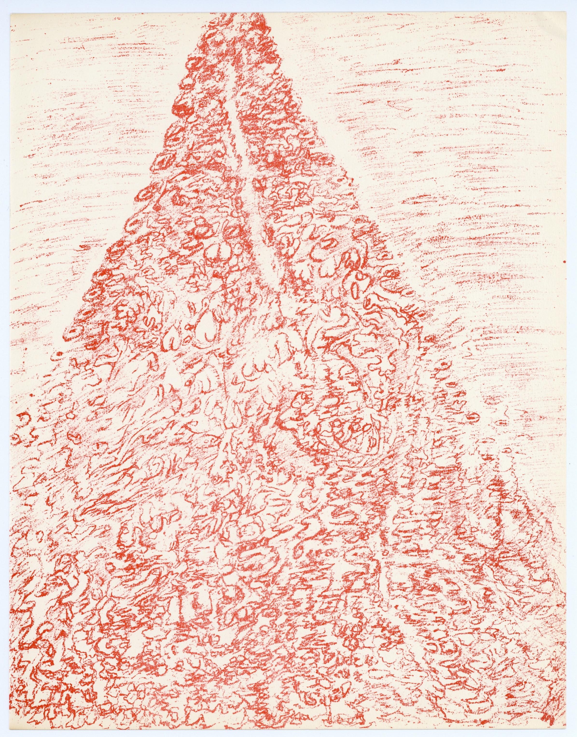Figurative Print Henri Michaux - zincographie originale