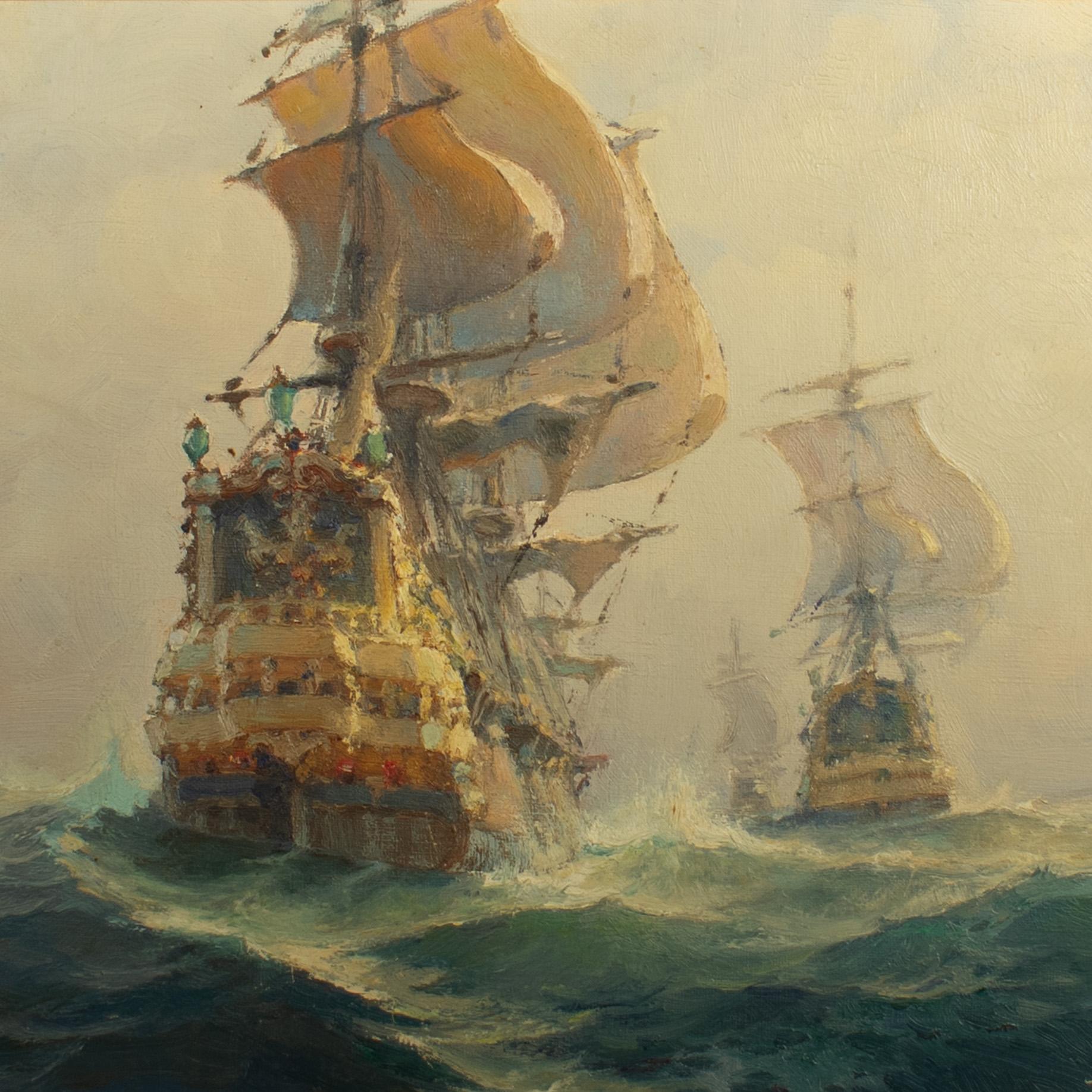Henri MILOCH (1898-1979) Maritime Painting, dated 1954. 
Oil on canvas signed and dated lower right. 
Canvas size: 32.5 x 41 cm. 
Frame size: 52 x 60 cm.

Henri Miloch was born in Trieste, Italy, in 1898. He studied at the École des Beaux-Arts in