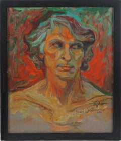 Vintage Fauvist Portrait of Ogden