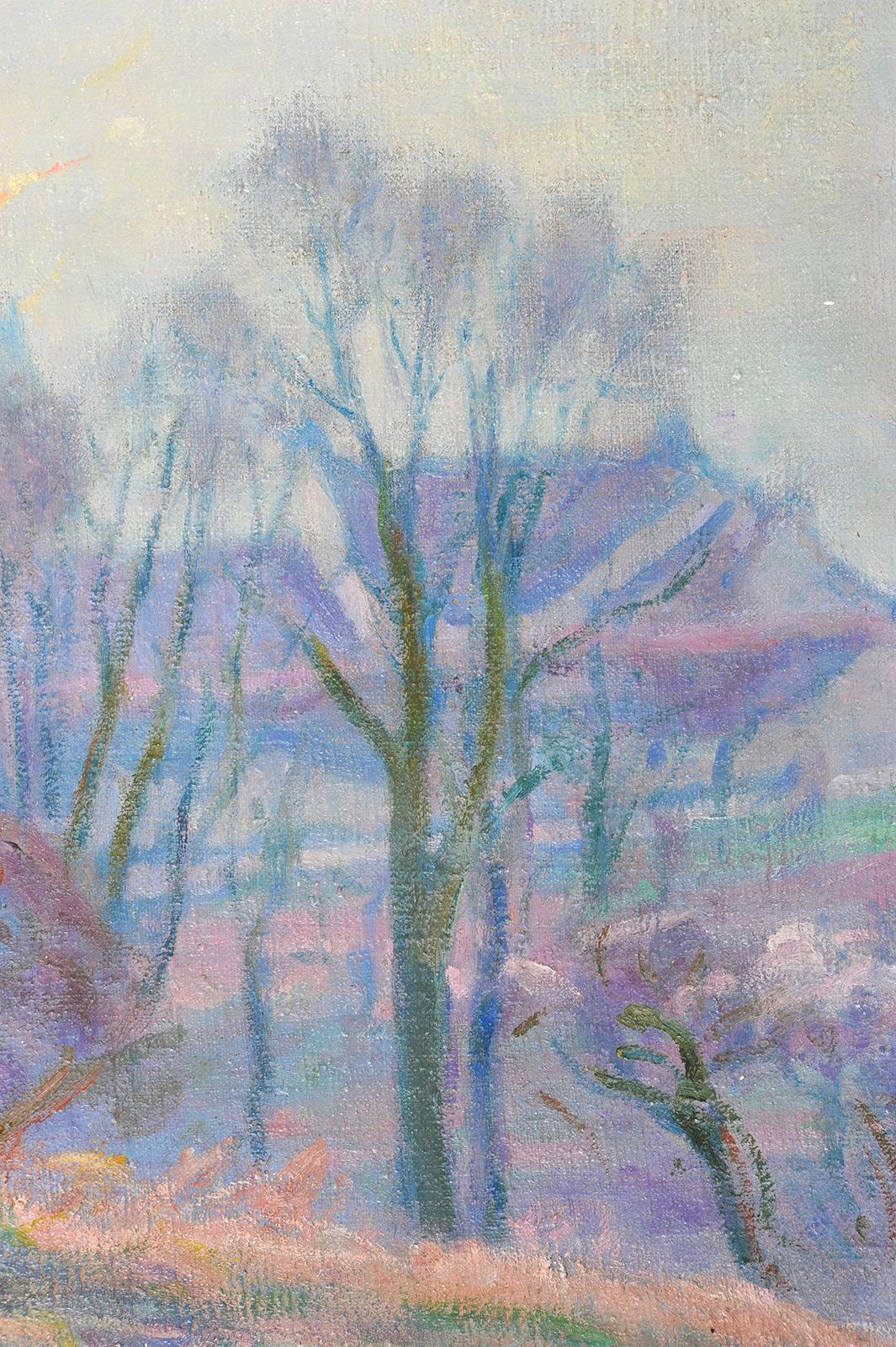 Henri Pailler - Snow in Triel sur Seine For Sale 4