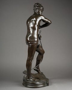 Henri PEINTE (1845-1912) : "Sarpedon", patinated bronze sculpture C.1890