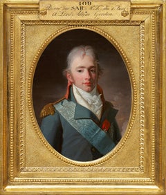 Two royal portraits (the Duc d'Angoulême and the Duc de Berry) by H.P. Danloux