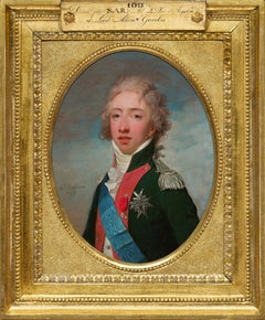 Deux portraits royaux (le duc d'Angoulême et le duc de Berry) par H.P. Danloux