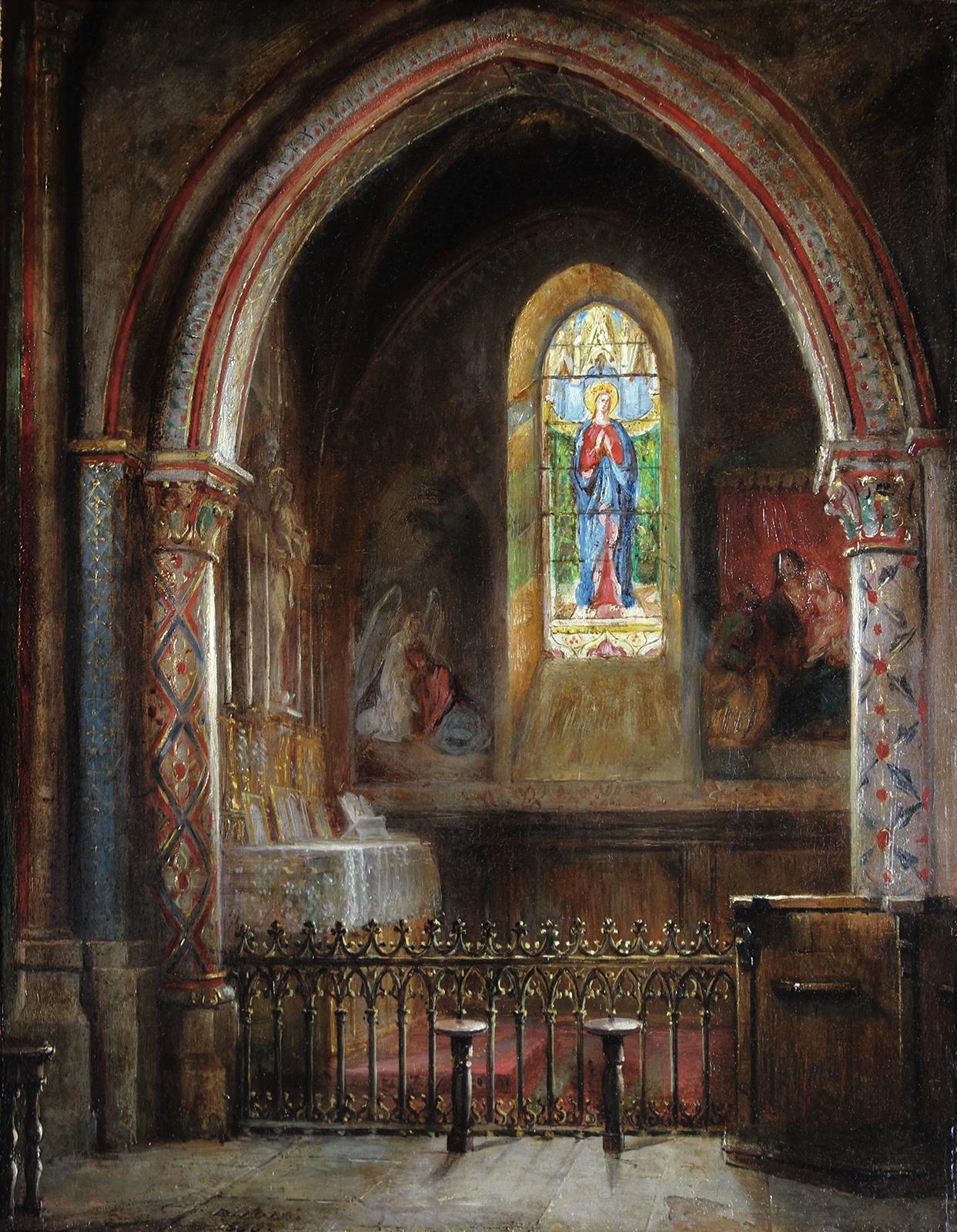 Henri-Pierre Picou Figurative Painting - A chapel
