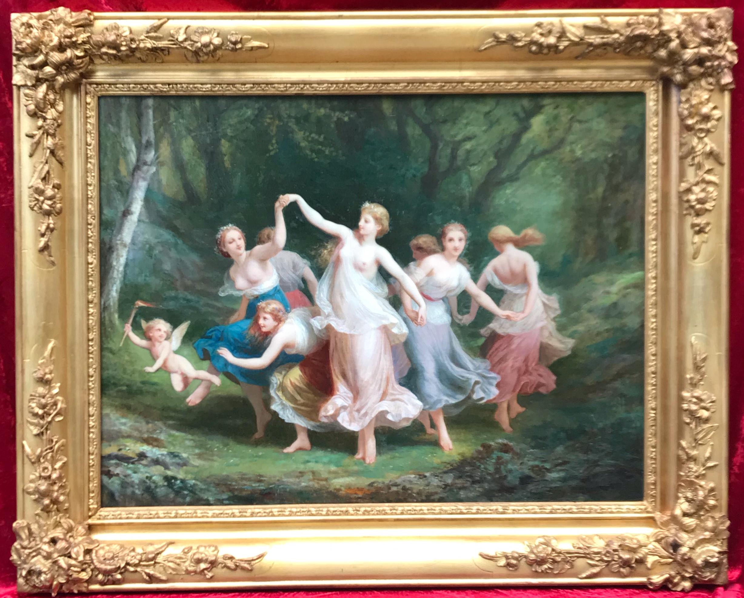 Henri-Pierre Picou Nude Painting - Nymphs Dancing