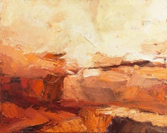 'Sunset over Velden, Holland', French Expressionist Landscape, Benezit