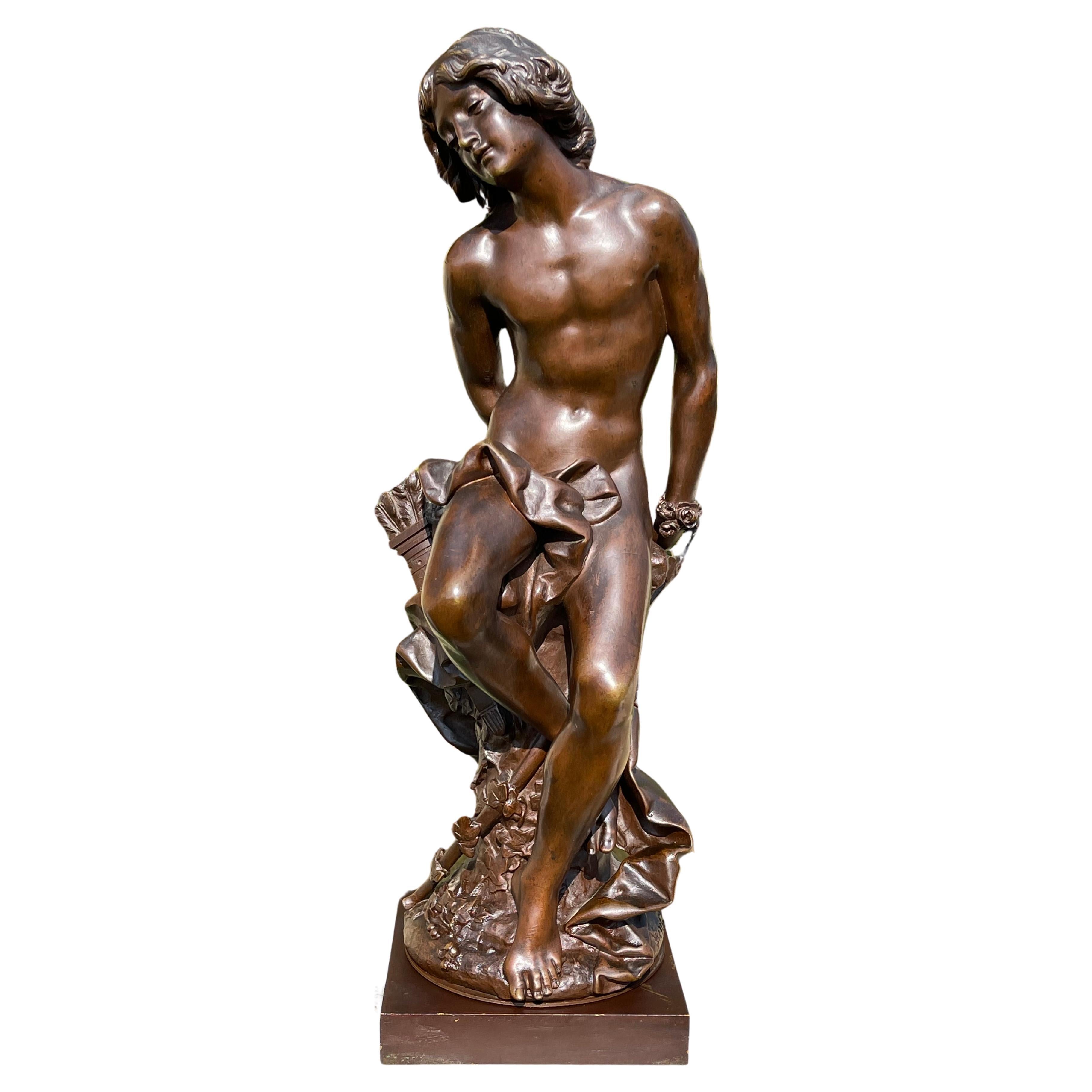 Henri Plé, Bronze “Cupid”, 19th Century For Sale