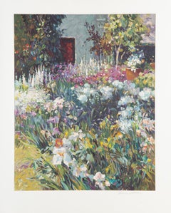 Porte rouge impressionniste d'Henri Plisson