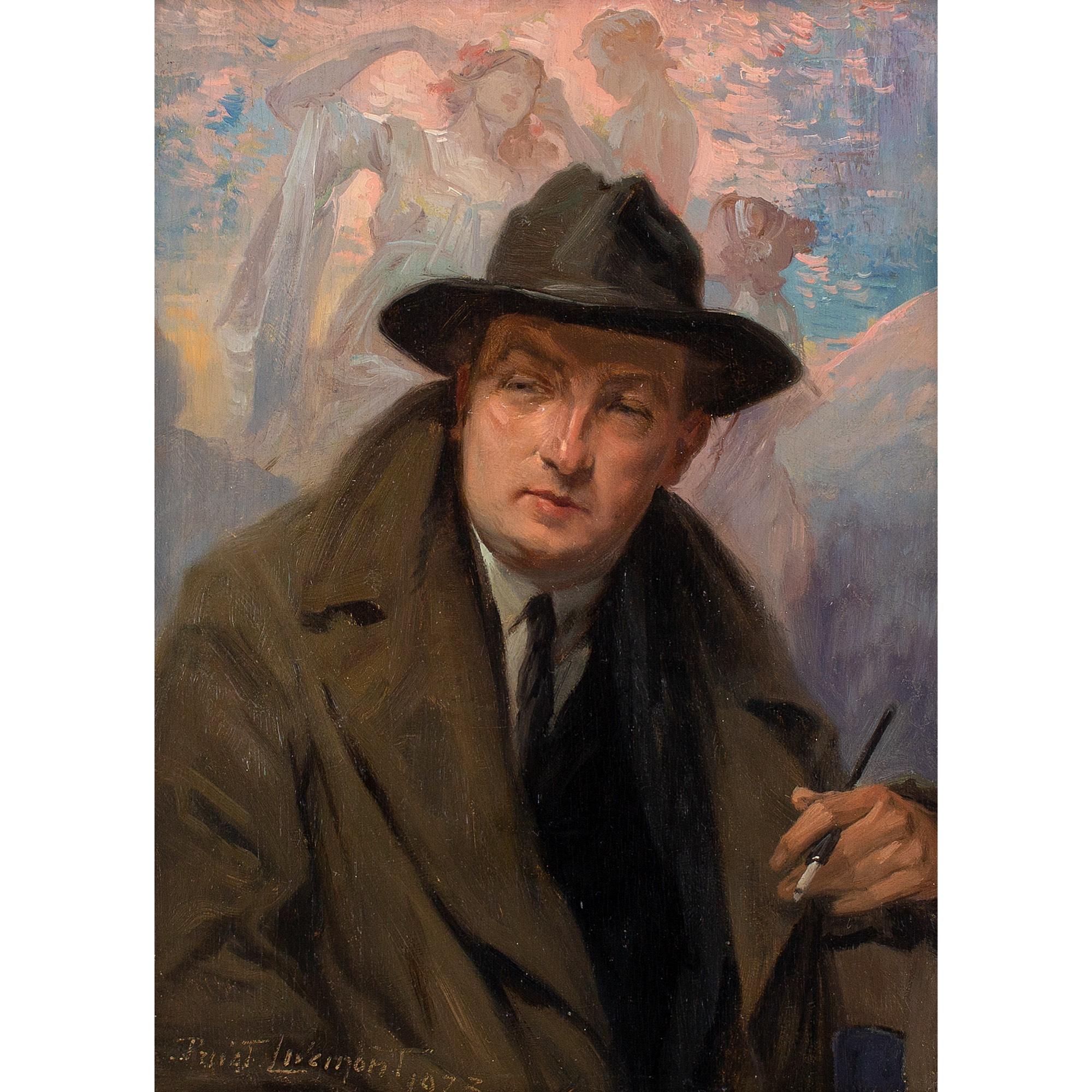 Henri Privat-Livemont, Self-Portrait, Oil Painting  1