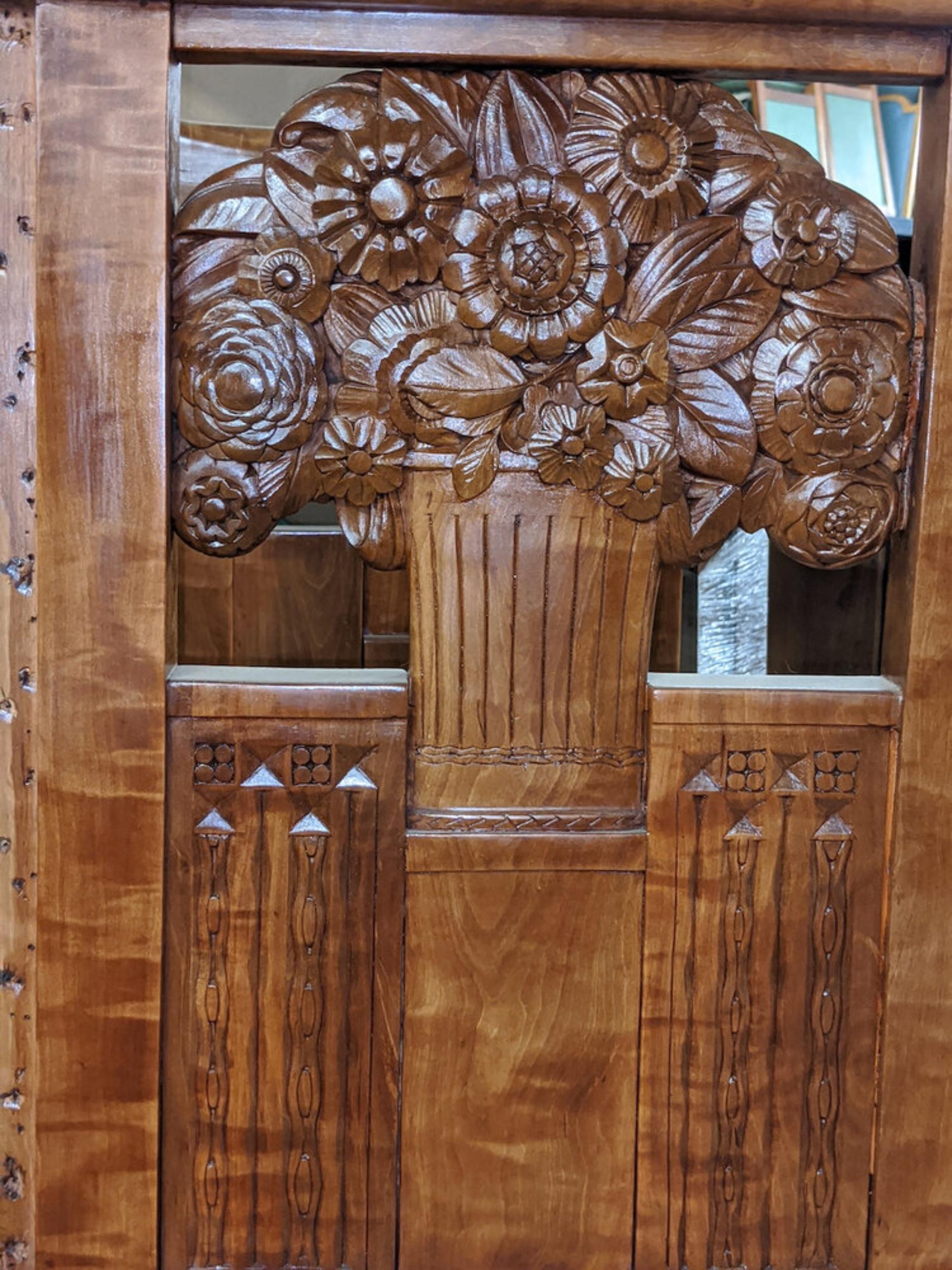 French Henri Rapin Sculpted Armchair For Sale
