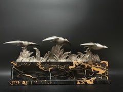 Henri Rischmann Bronze Art Deco "flight"