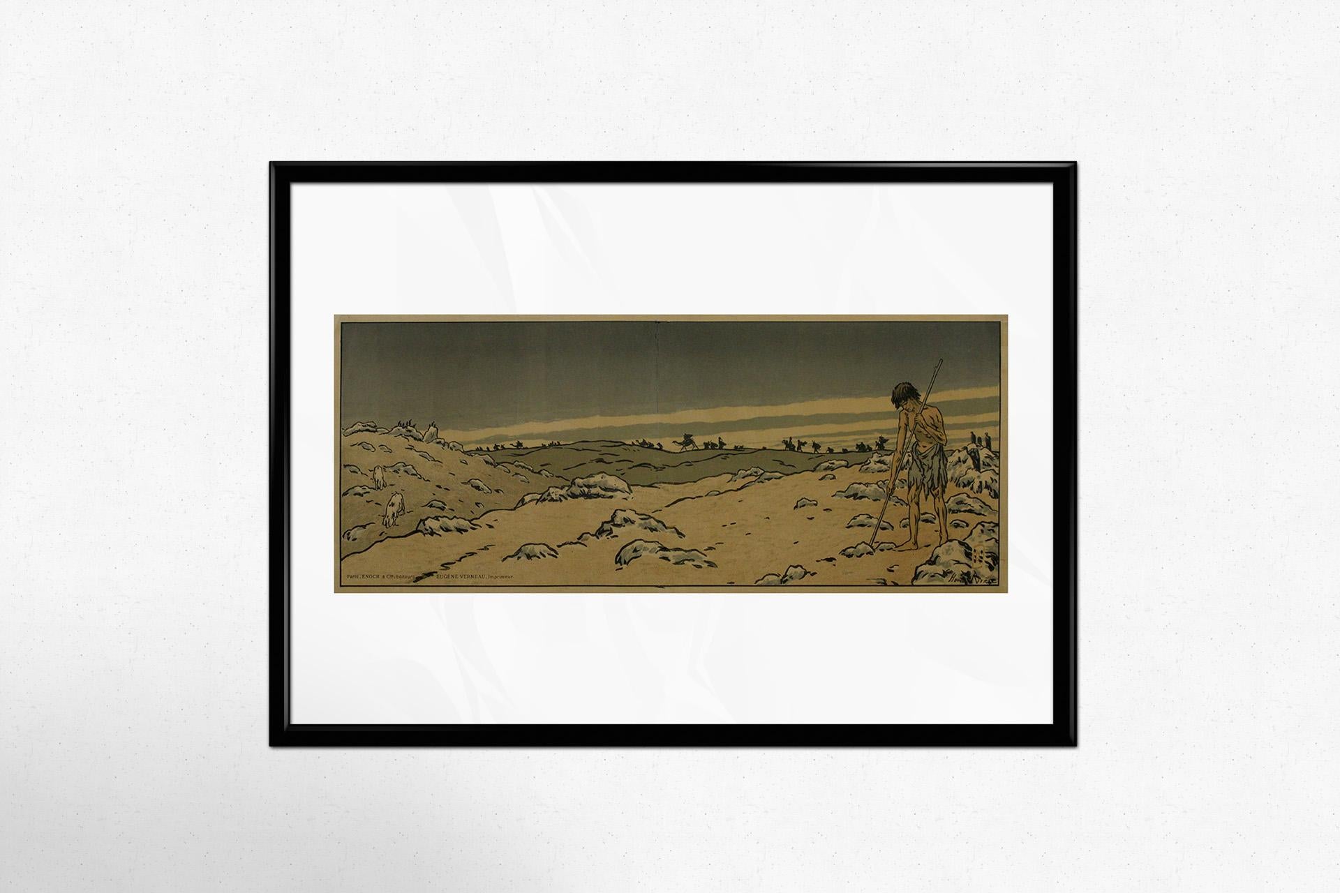 The circa 1920 color print 
