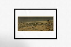 Stampa a colori del 1920 circa "Bergers dans le désert" di Henri Rivière