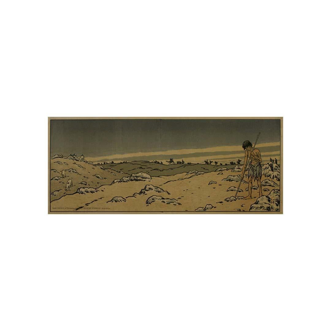 Circa 1920 color print 