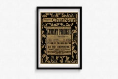 Création d'Henri Rivière vers 1895 pour le Théâtre du Chat Noir