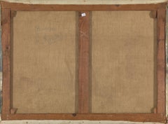 Henri Roidot, Winter Landscape of Trees in the Snow, Oil on Canvas