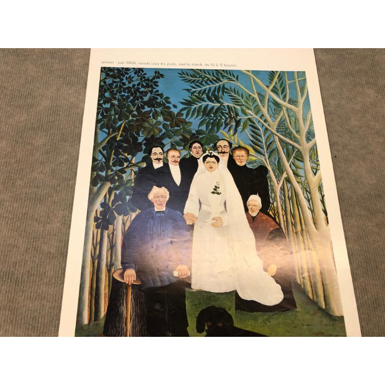 Affiche de l'Orangerie De Tuilleries d'Henri Rousseau, 1971 en vente 3