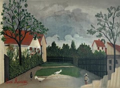 Rousseau, La Rue, Derrière le miroir (after)