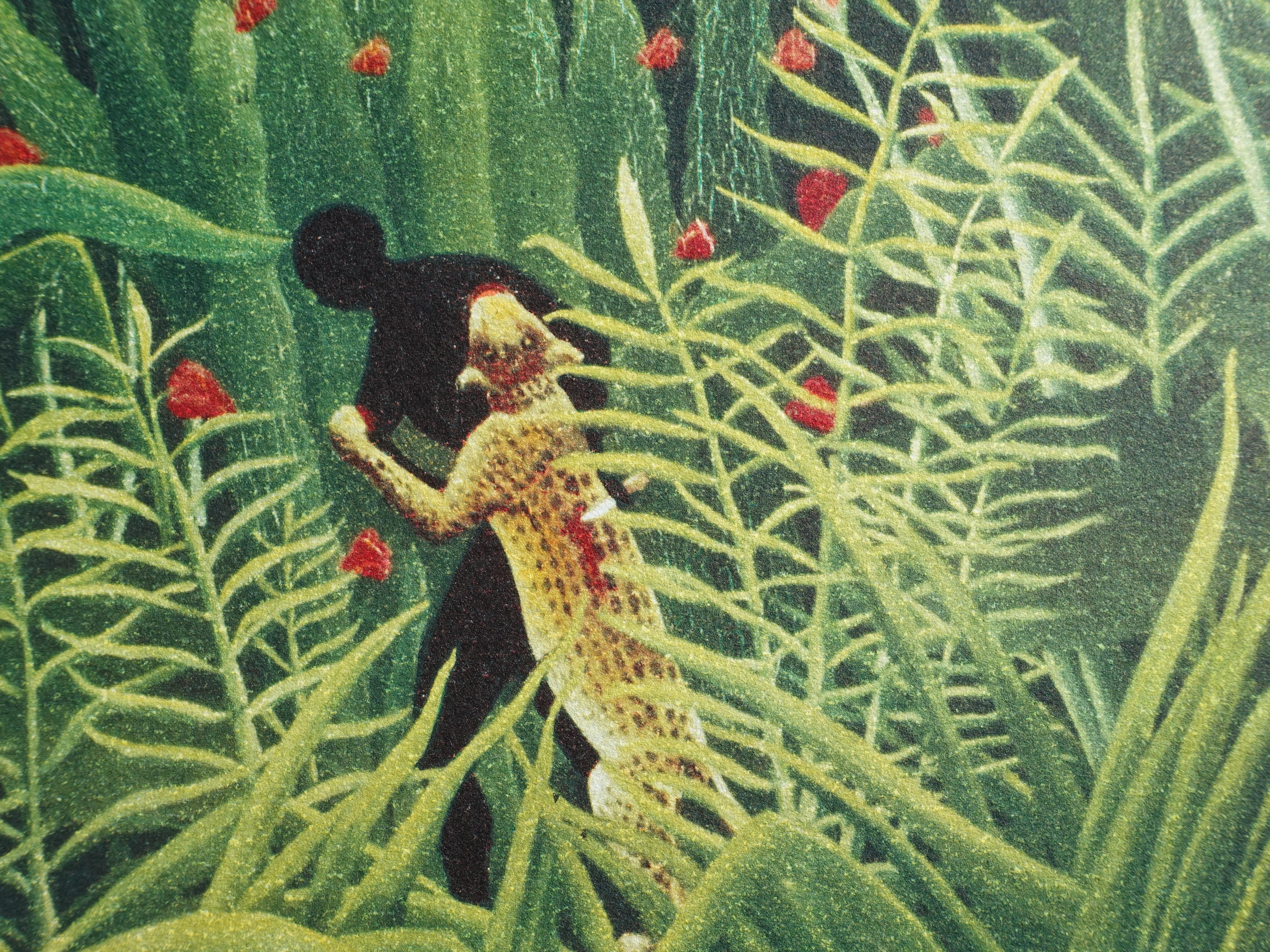 Virgin Forest with Sunset - Lithograph - Limited /300ex For Sale 2