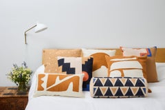 Henri Shapes Pillow - Cognac