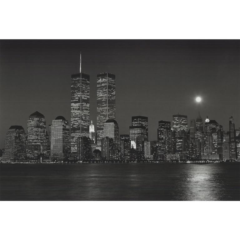 Henri Silberman „WTC Moon“ 2003- Offset-Lithographie im Angebot 1