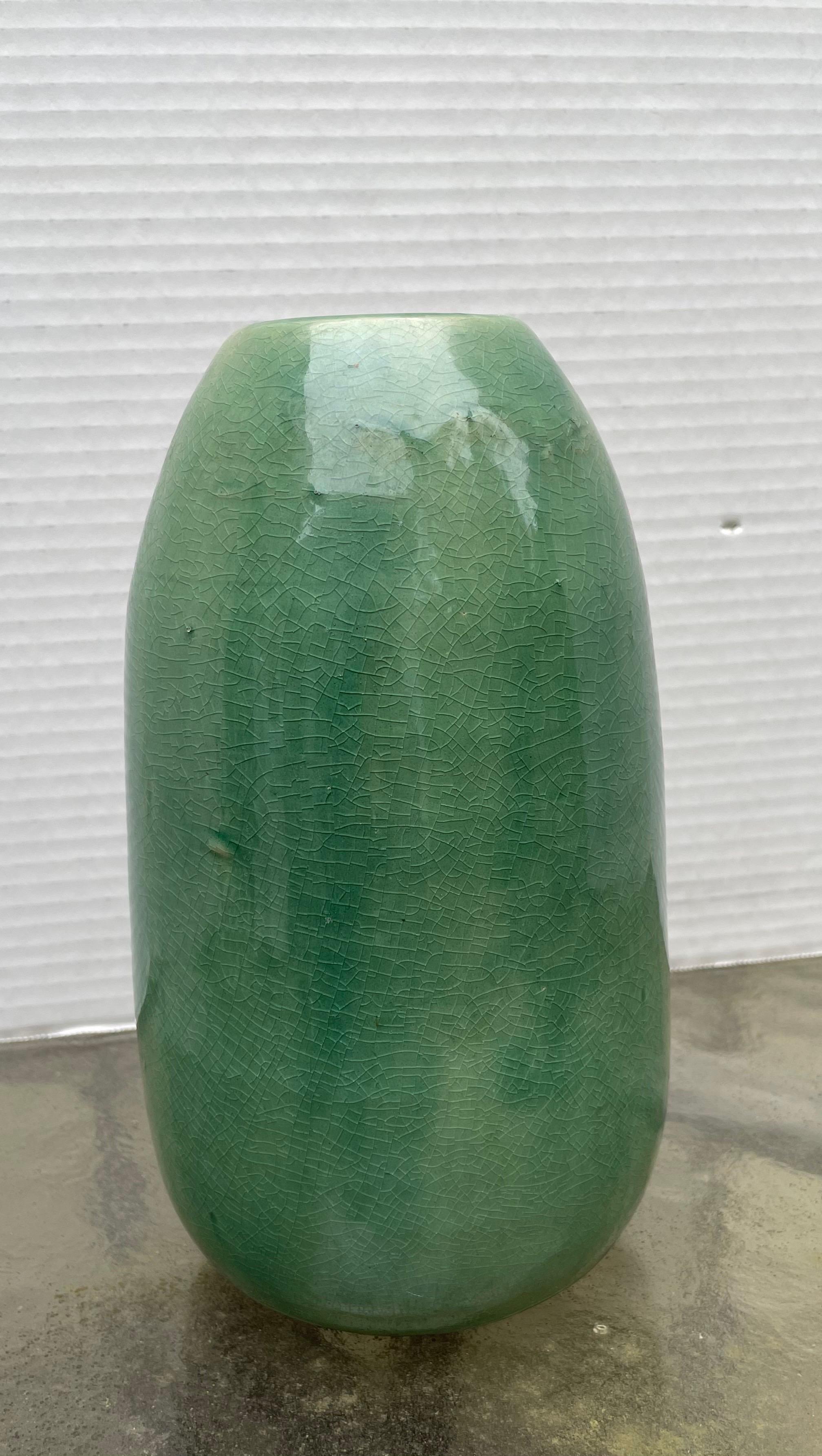 Henri Simmens 1920's stoneware vase For Sale 4