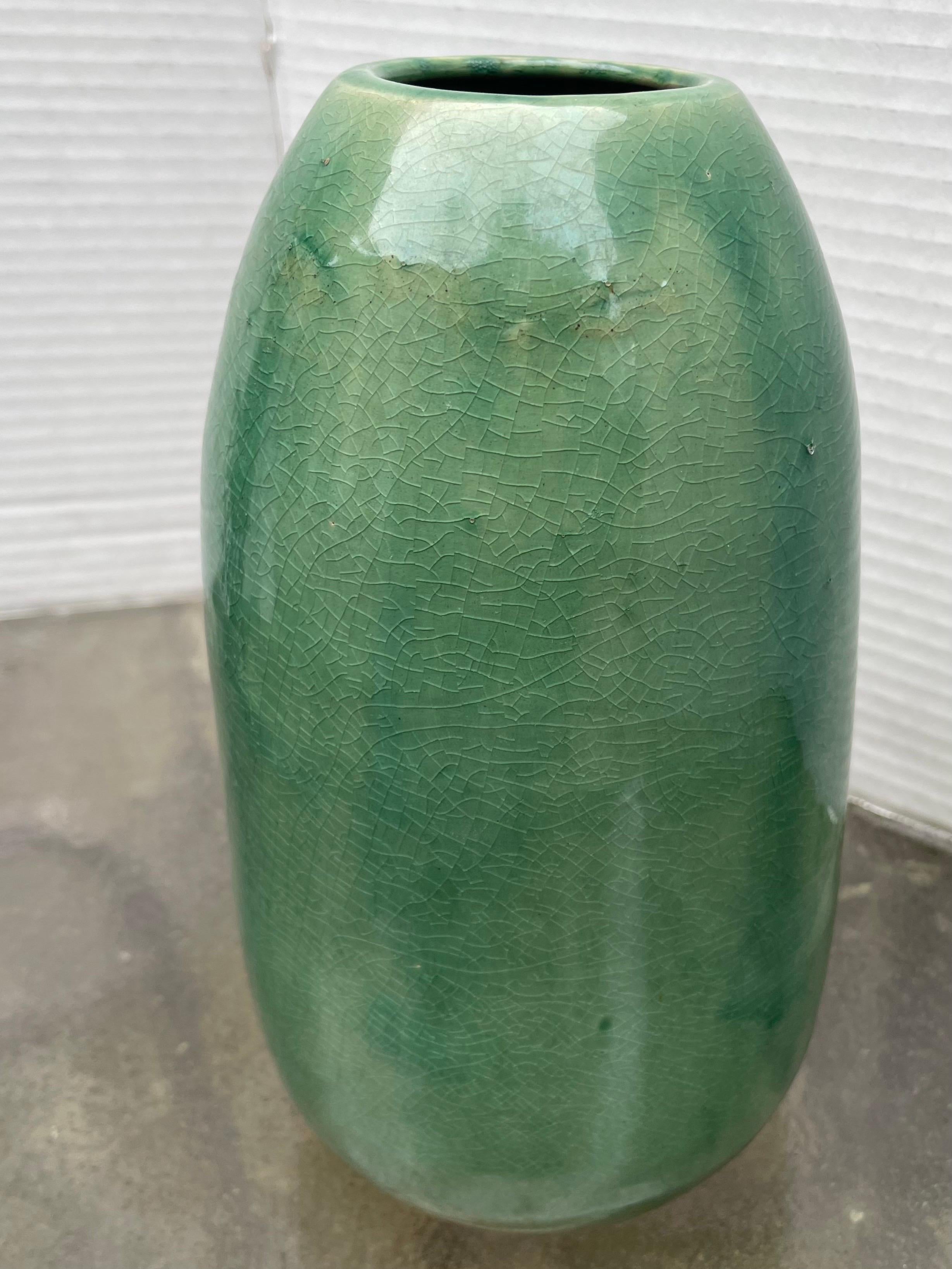 Early 20th Century Henri Simmens 1920's stoneware vase For Sale