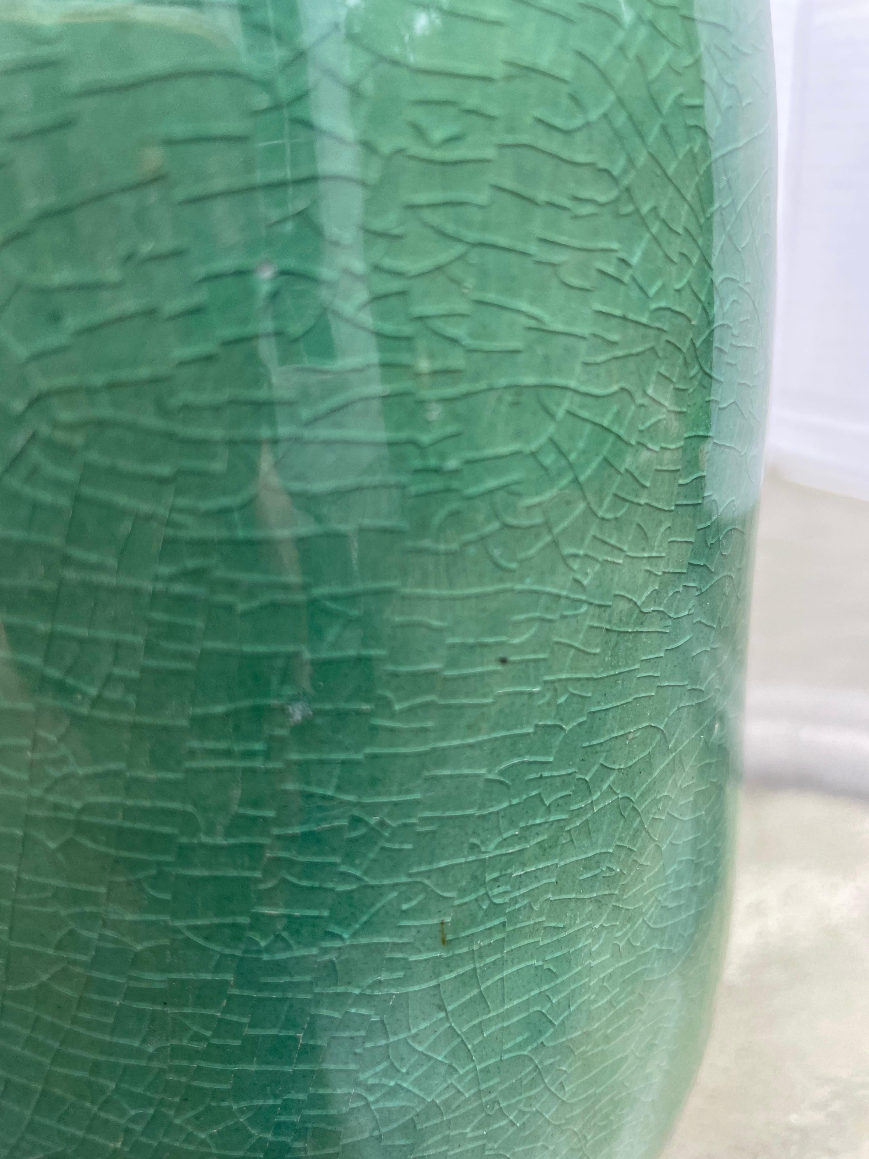 Stoneware Henri Simmens 1920's stoneware vase For Sale