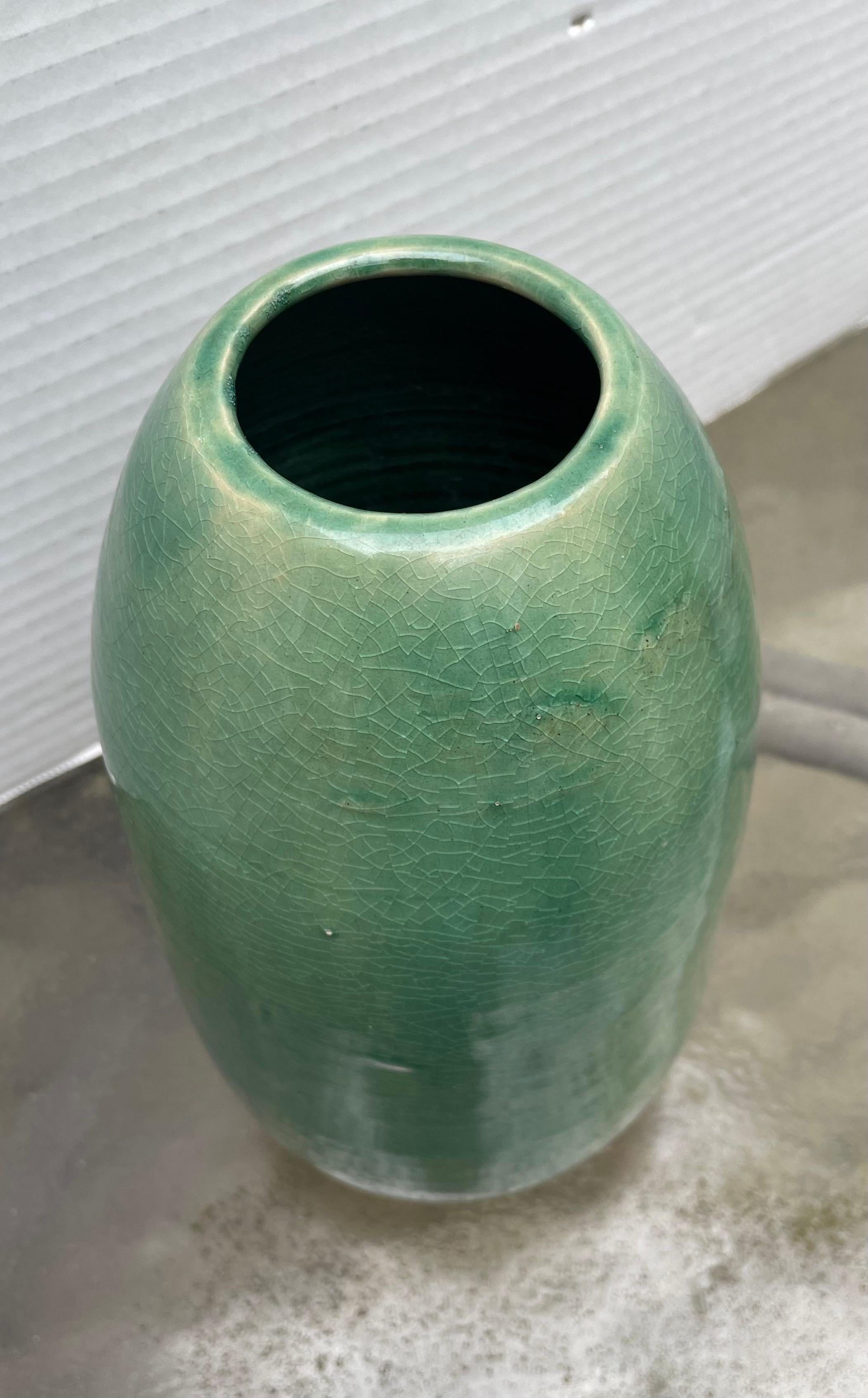 Henri Simmens 1920's stoneware vase For Sale 2