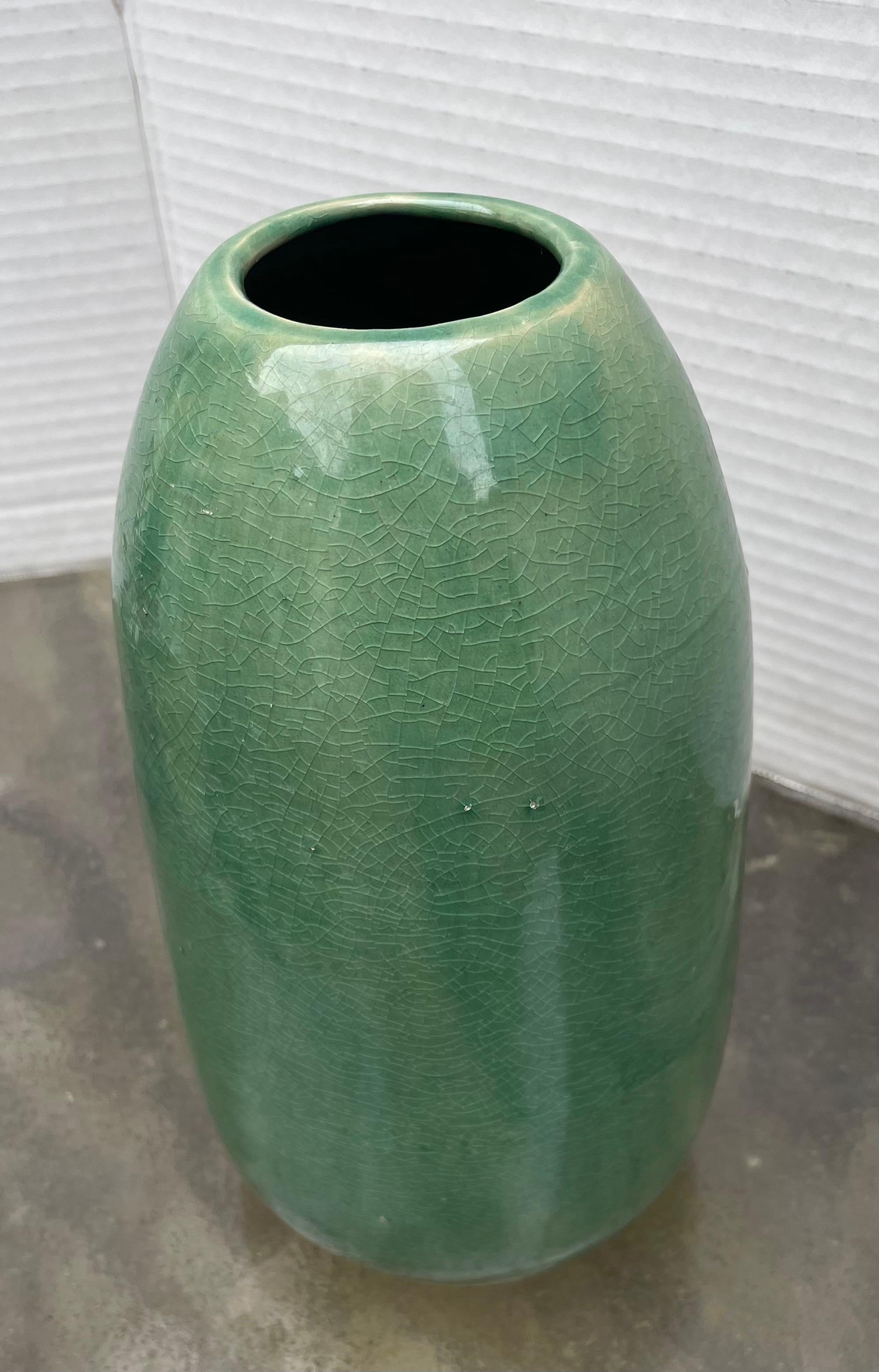 Henri Simmens 1920's stoneware vase For Sale 3