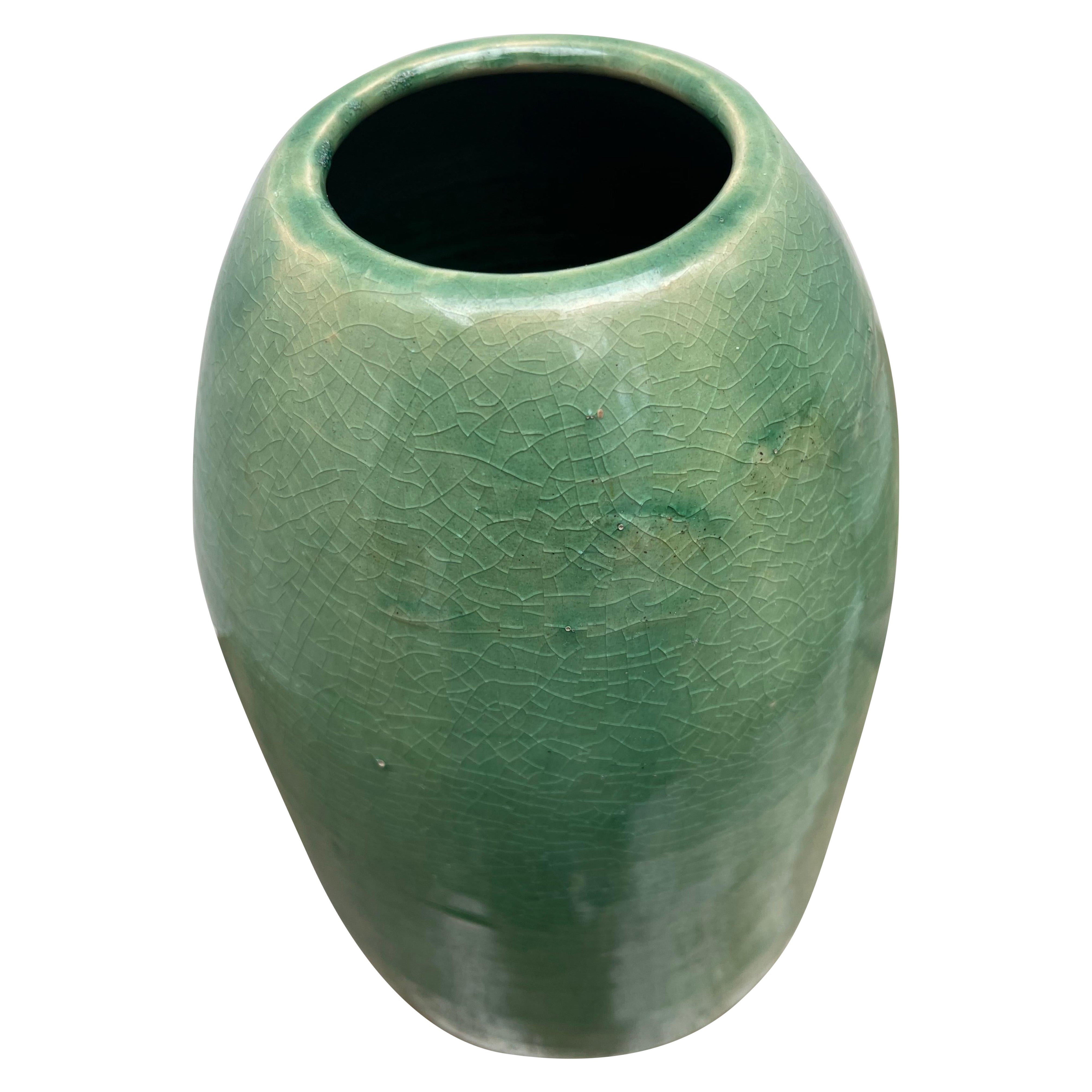 Henri Simmens 1920's stoneware vase For Sale