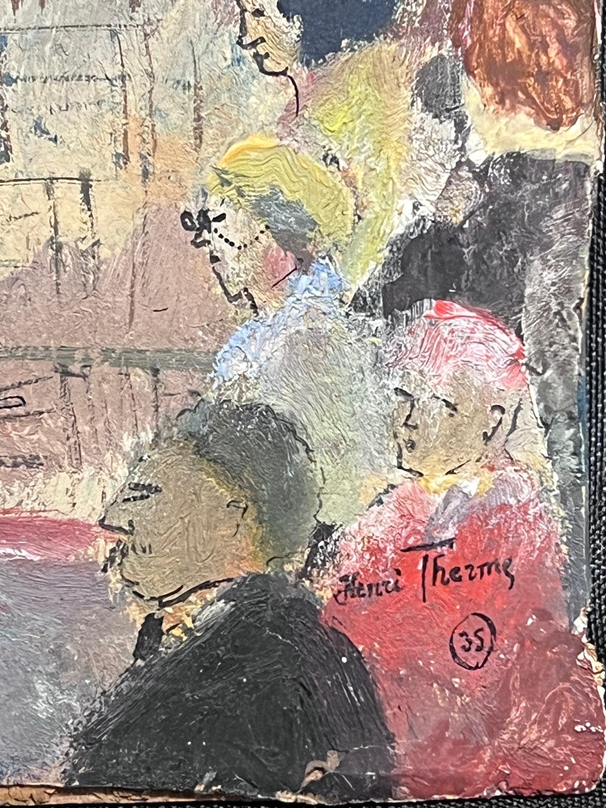 Scena di cerimonia in una chiesa di metà secolo con processione - Interior Painting Grigio di Henri Therme