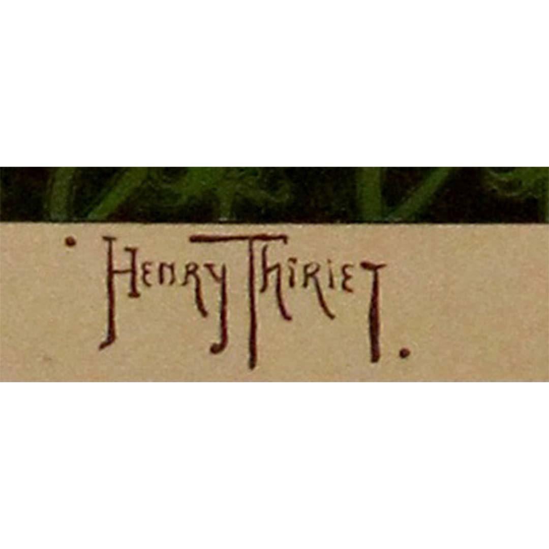 Manifesto originale del 1897 di Henri Thiriet per Pierrefort Estampes et affiches in vendita 2