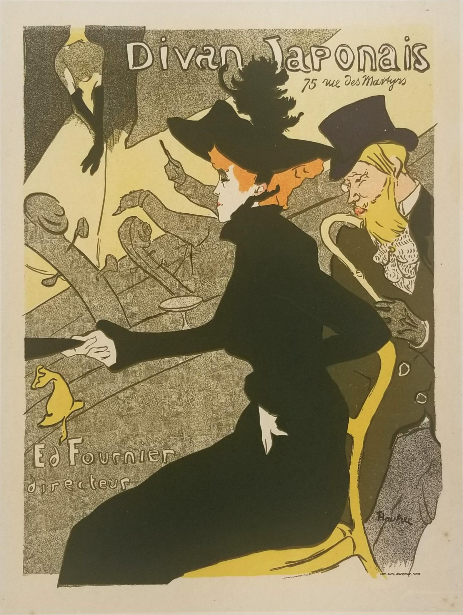 Henri Toulouse Lautrec Print - Divan Japonais. 