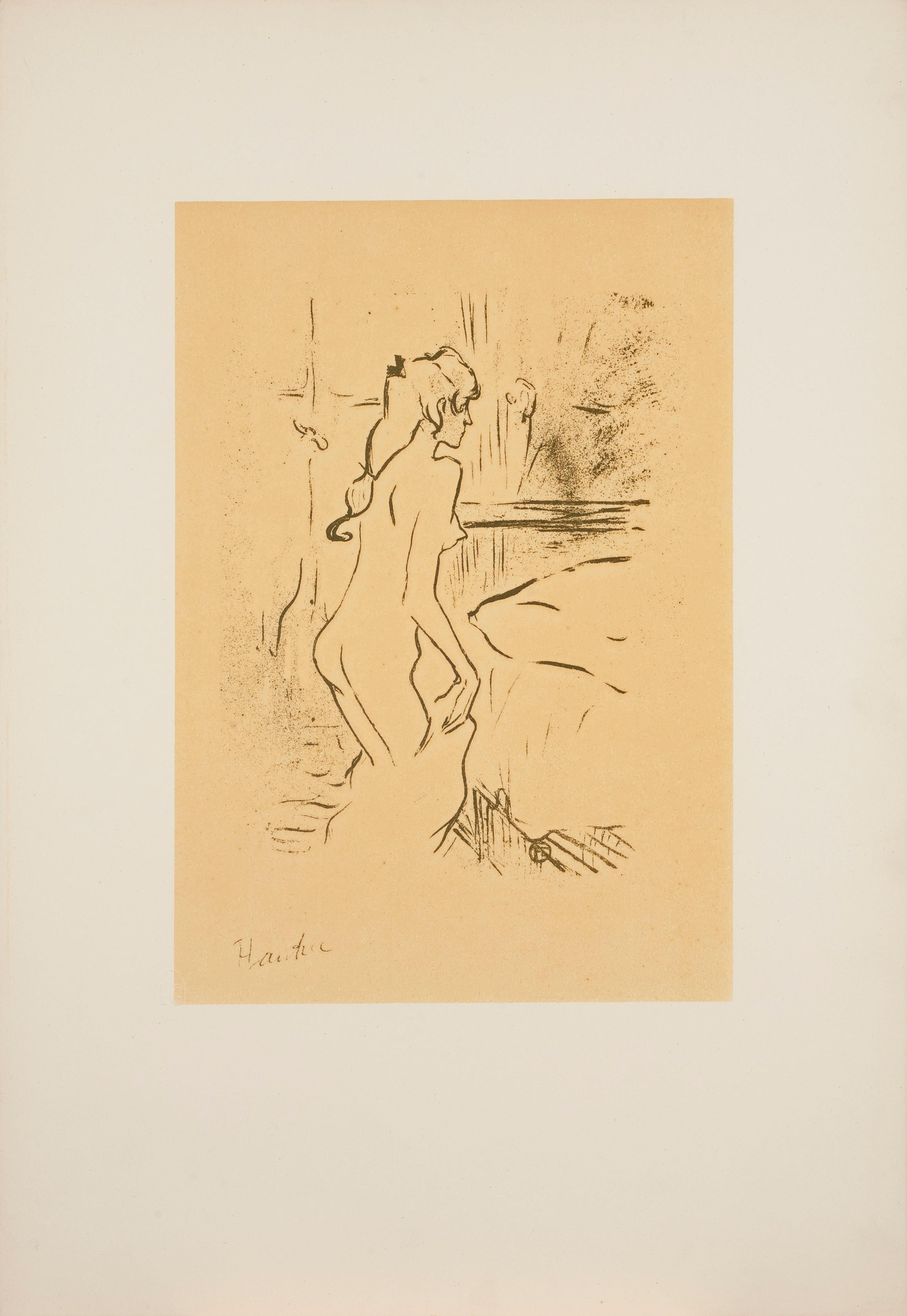 Henri Toulouse Lautrec Figurative Print - Etude de femme