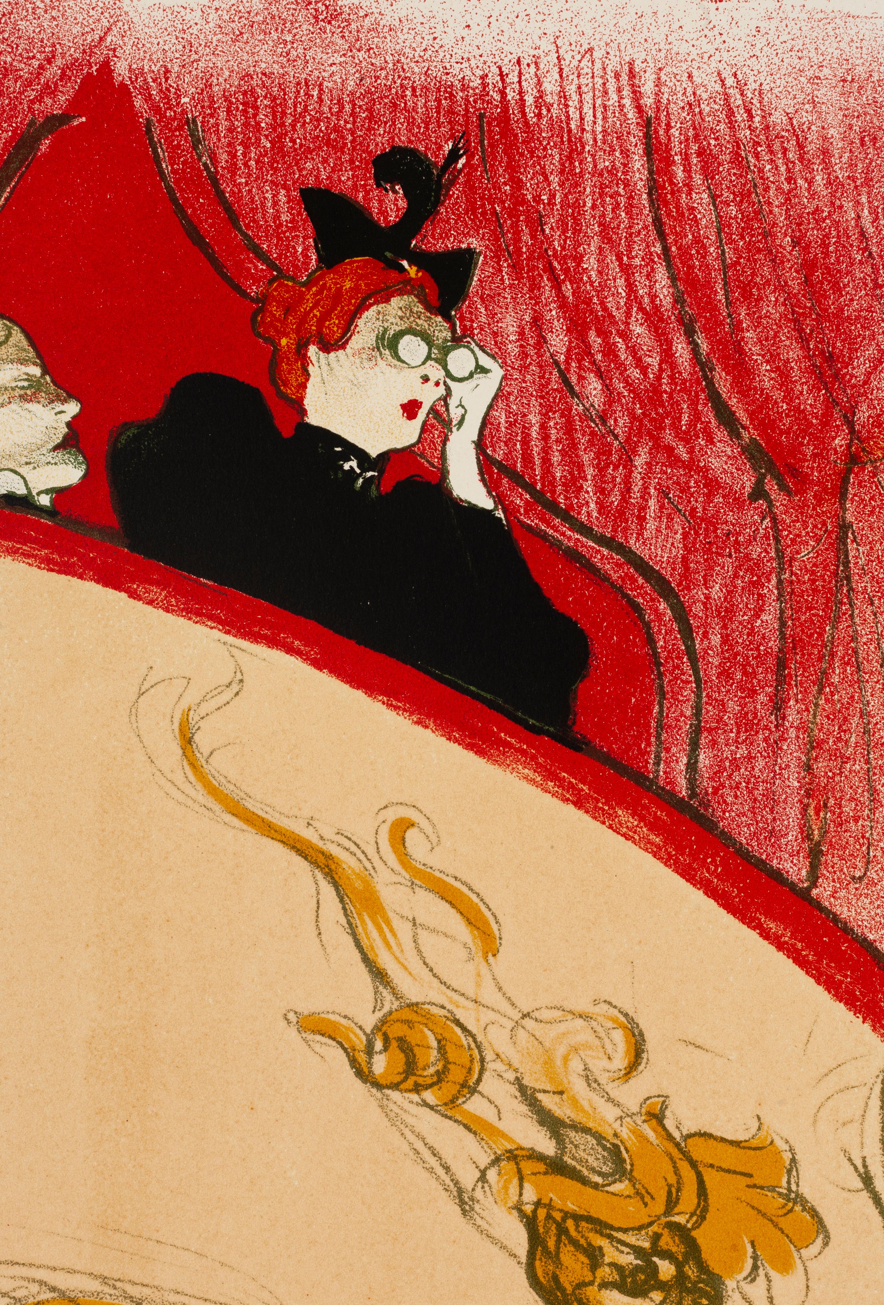 La Loge au Mascaron Doré - Print di Henri Toulouse Lautrec