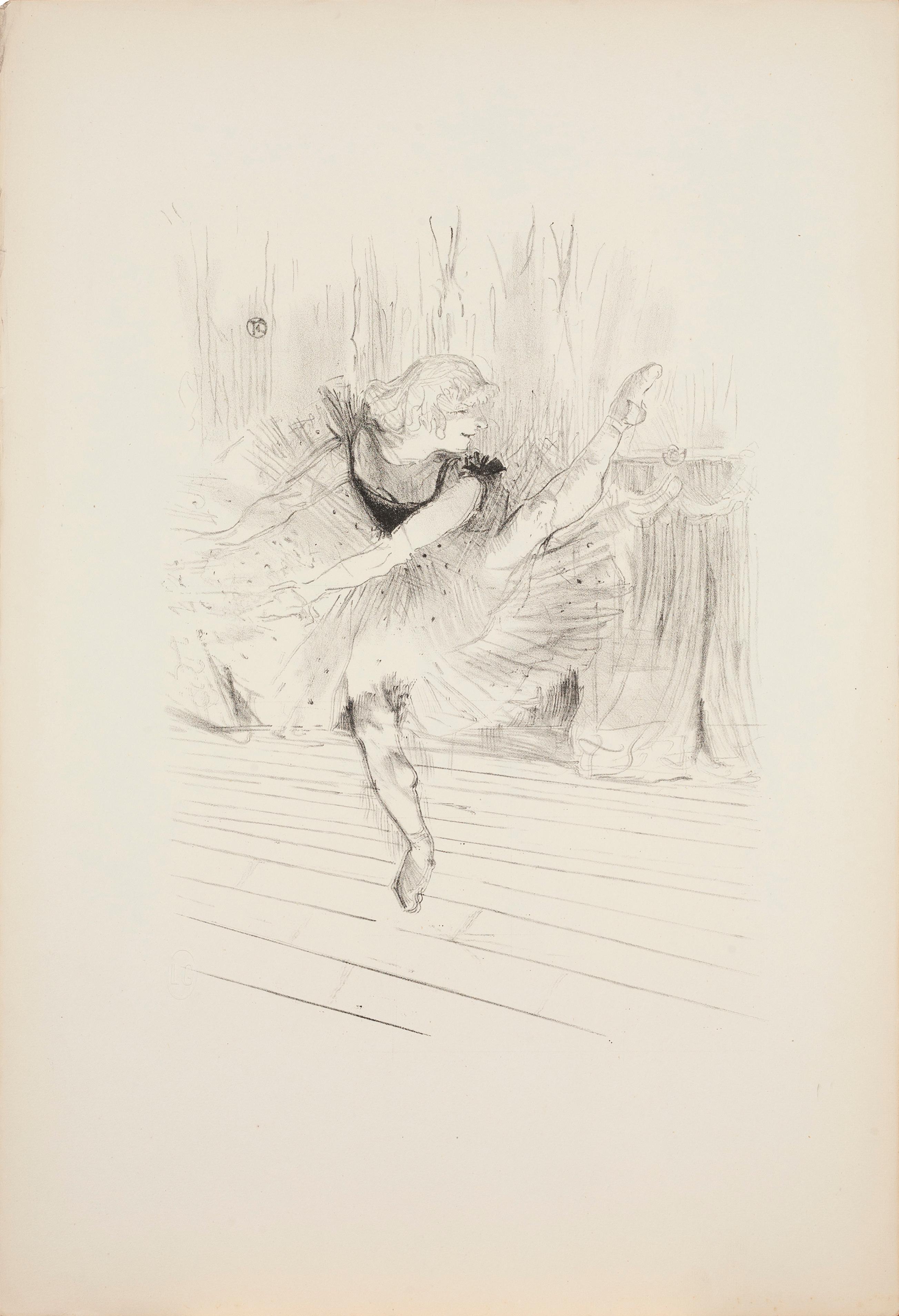 Henri Toulouse Lautrec Figurative Print - Miss Ida Heath