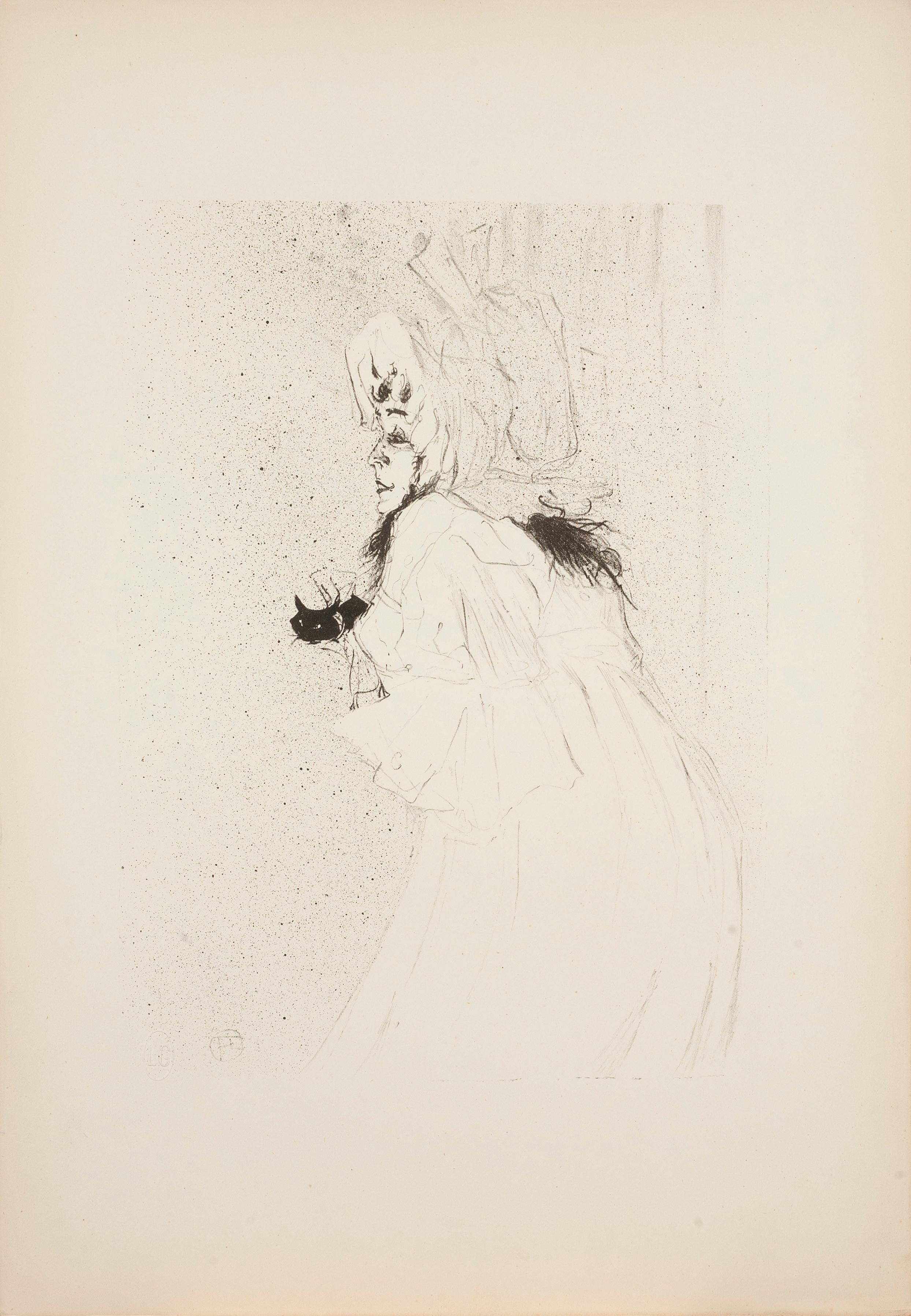 Henri Toulouse Lautrec Figurative Print - Miss May Belfort