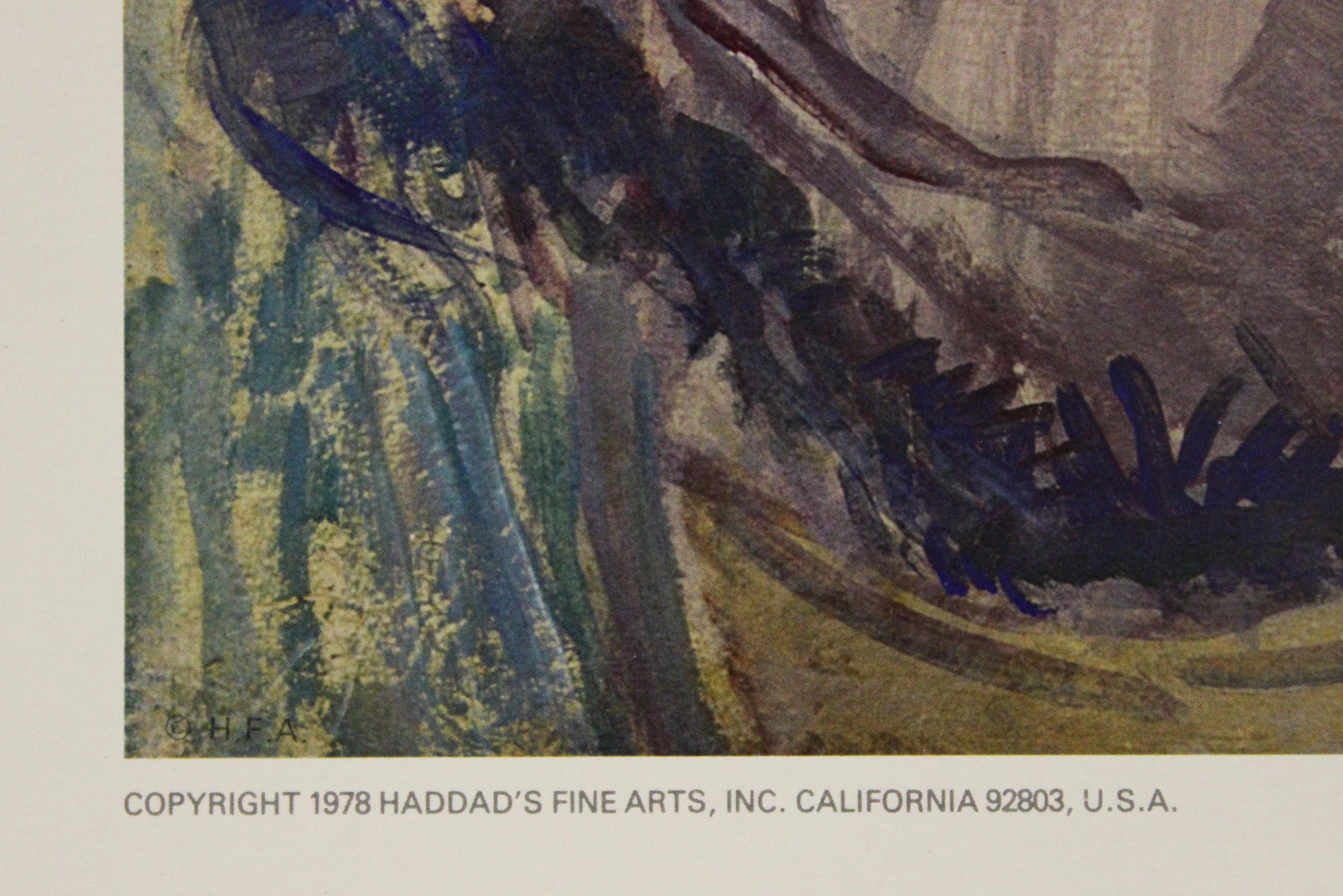 Jane Avril-Poster. Haddad's Fine Art.  (Post-Impressionismus), Print, von Henri de Toulouse-Lautrec
