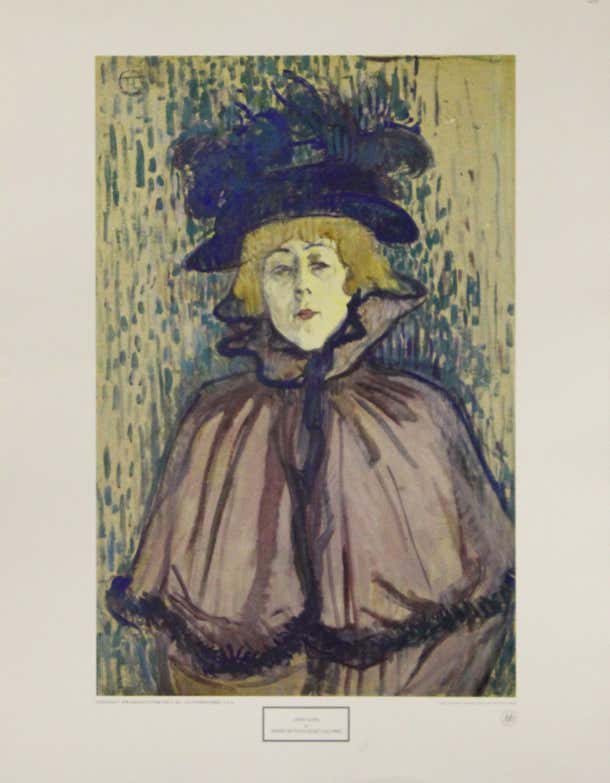 Henri de ToulouseLautrec Jane AvrilPoster. Haddad's Fine Art. For