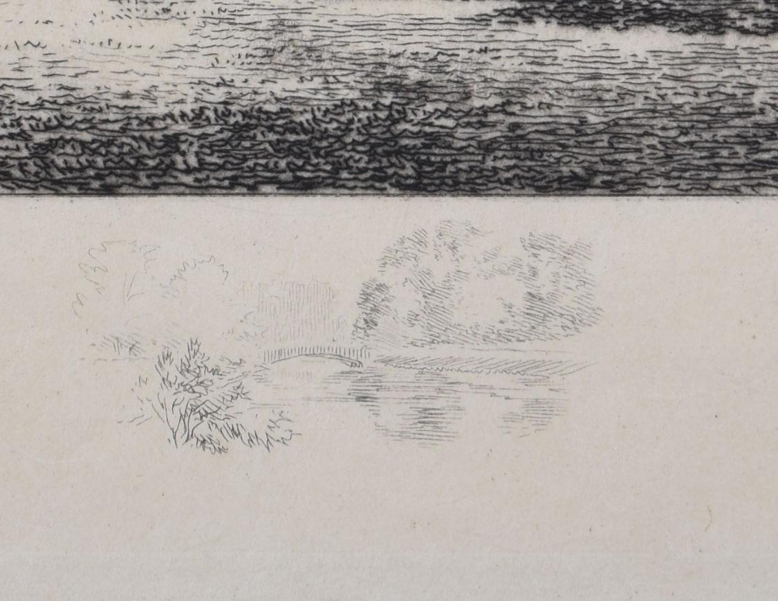 Christ's College, Cambridge etching by Henri Toussaint For Sale 5