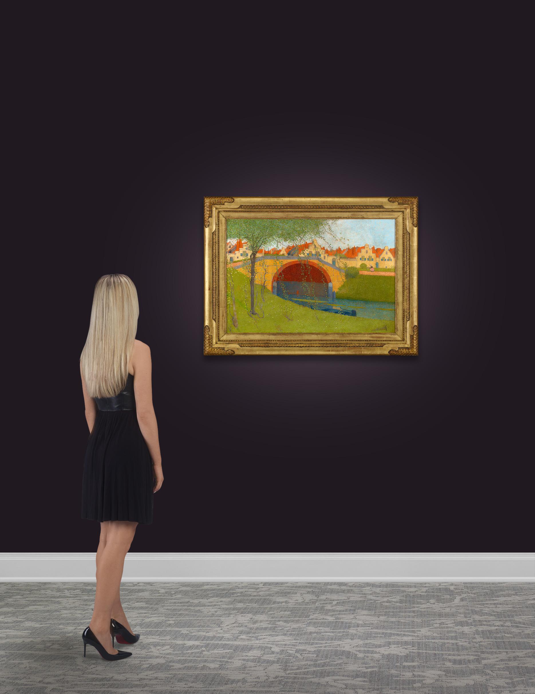 Girl with hoop by Henri van Daalhoff For Sale 4